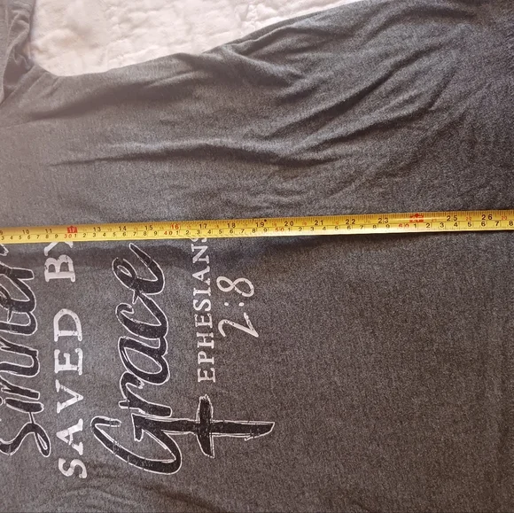 3 Christian Womans Tees XL Bella+Canvas Green Purple Gray Everyday Wear🙏 - Picture 9 of 16